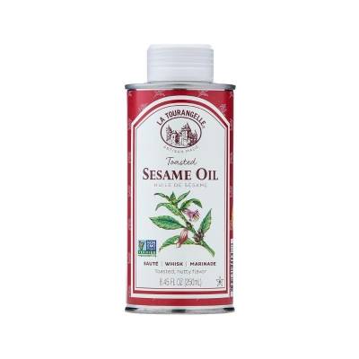 La Tourangelle, Toasted Sesame Oil, Great for Cooking, Add to Noodles, Stir-Fry, Vegetables, Vinaigrettes, and Marinades, 8.45 Fl Oz