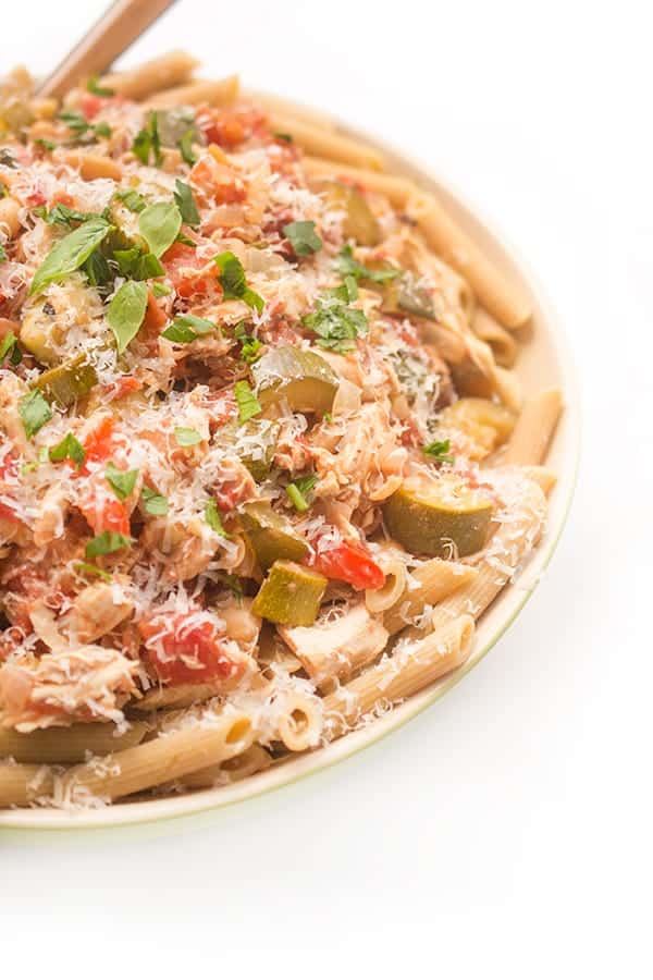 Slow Cooked Tuscan Chicken and Beans