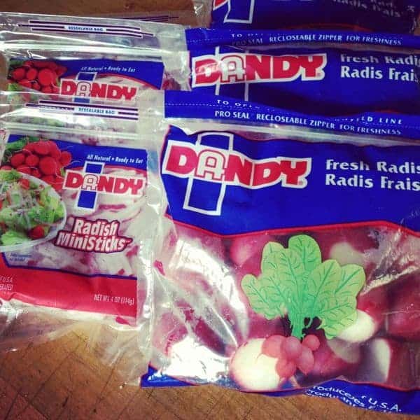 Radish MiniSticks - The Lemon Bowl