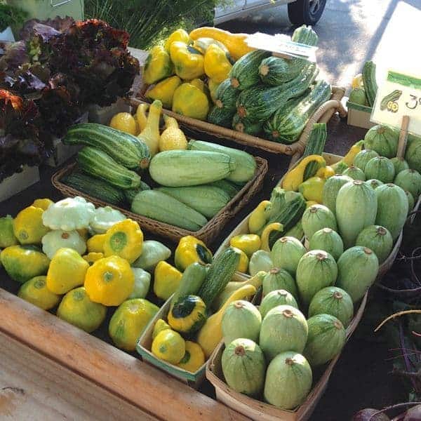 Summer Squash at the Farmers Market - The Lemon Bowl