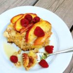 Gluten Free Peach French Toast - The Lemon Bowl