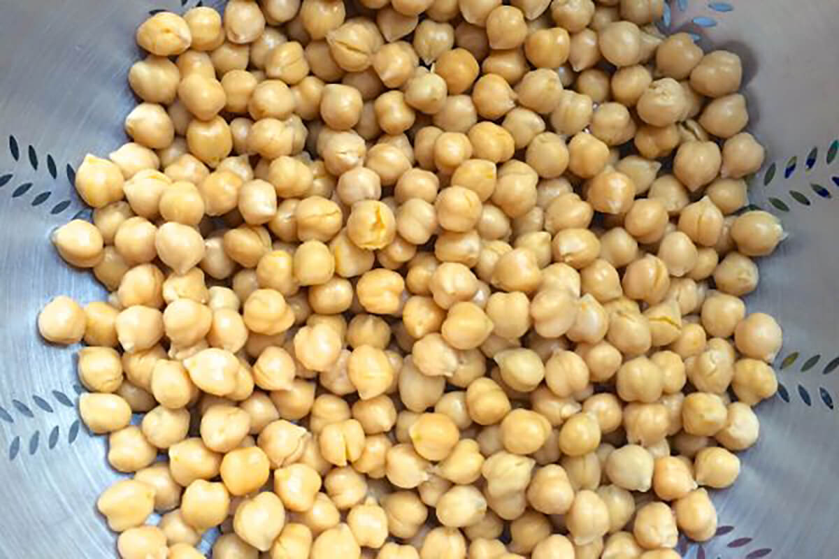 Rinsed Chickpeas