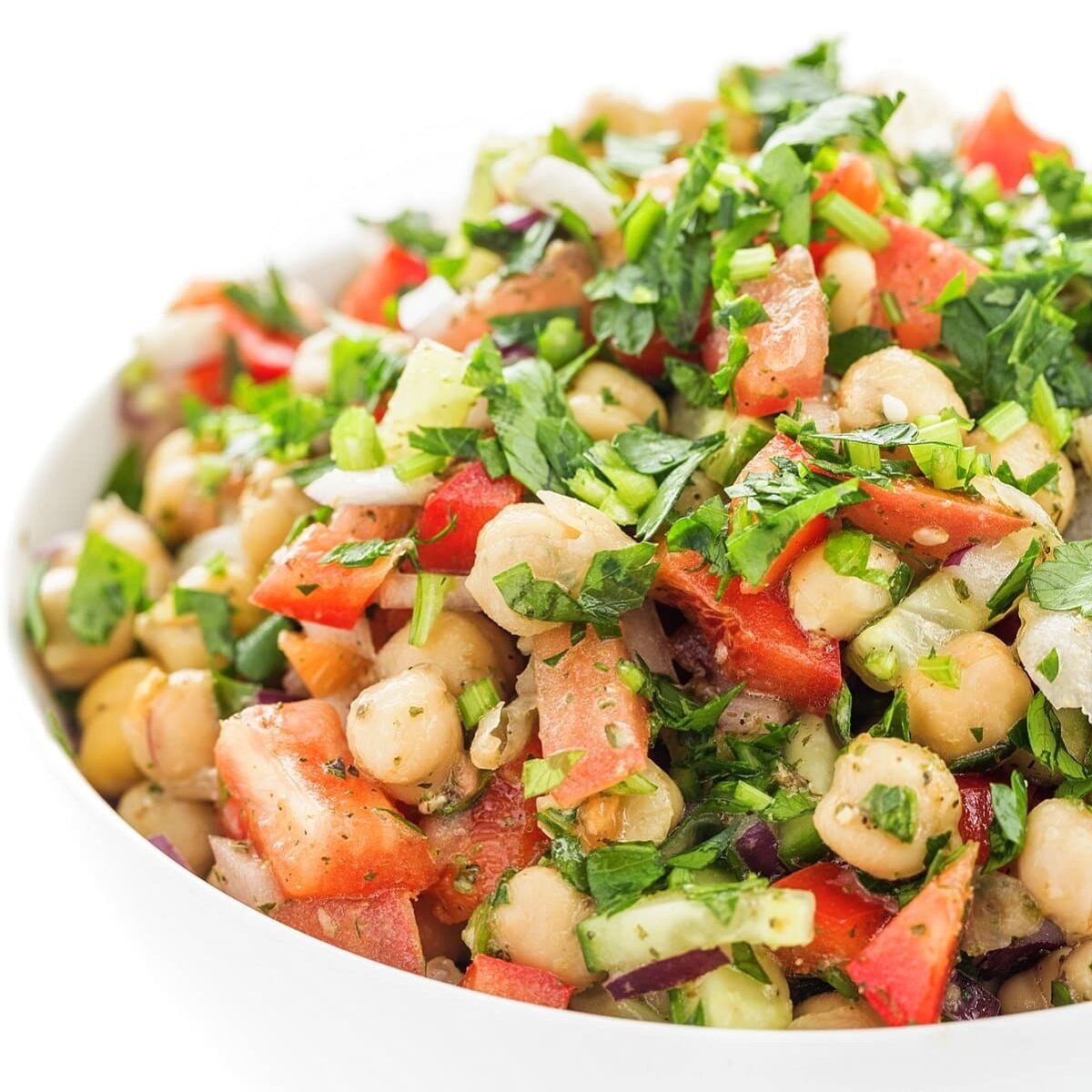 lebanese chickpea salad