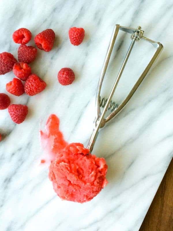 Raspberry-Ginger Sorbet - The Lemon Bowl