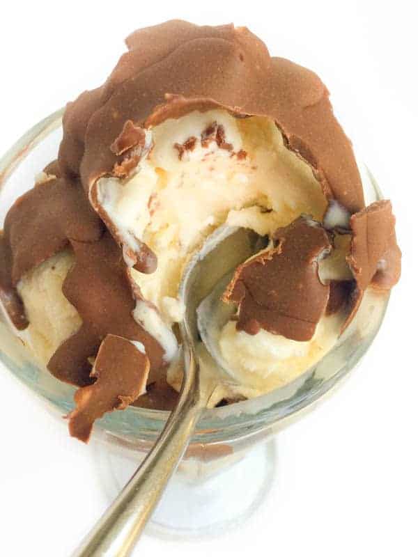 Chocolate Peanut Butter Magic Shell - The Lemon Bowl