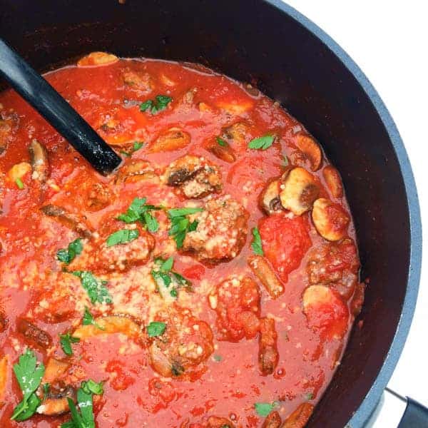 Traditional Italian Meatballs in Sauce - The Lemon Bowl