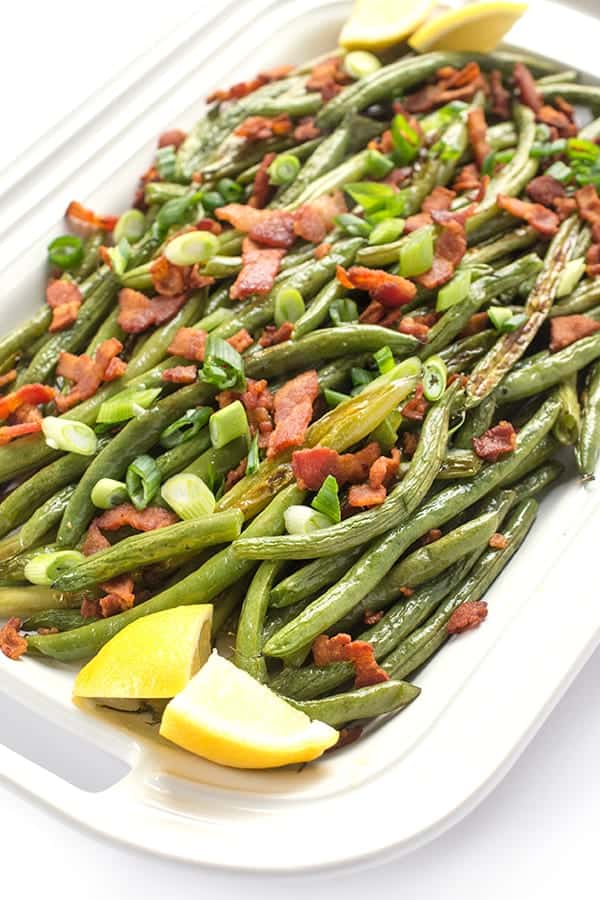 Green Beans with Bacon - a quick and delicious side dish recipe