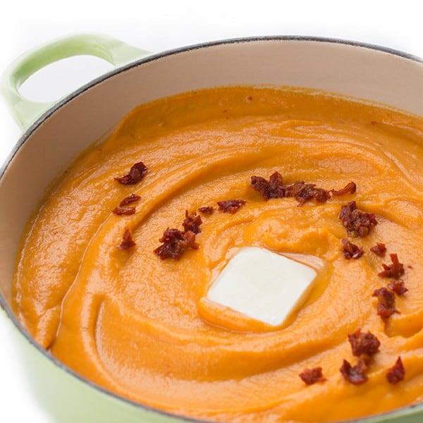 Honey Chipotle Mashed Sweet Potatoes -a quick and delicious side dish recipe