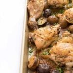 Sheet Pan Rosemary Chicken and Potatoes - an easy one pan dinner recipe