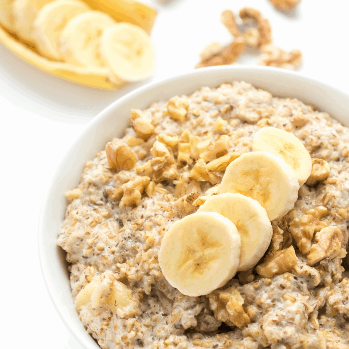 Slow Cooker Banana Nut Oatmeal