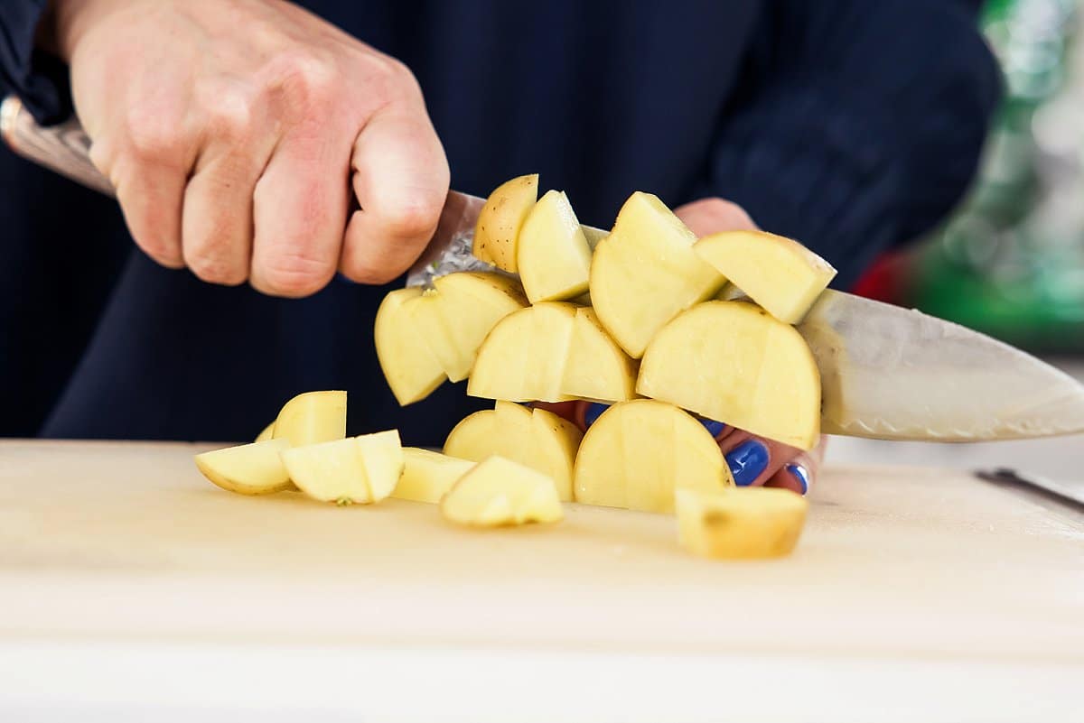 Chopping Potatoes