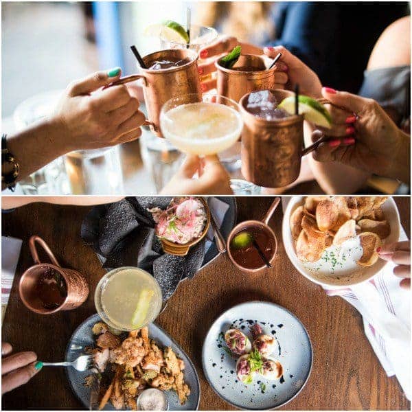 Butcher's Union Happy Hour Drinks and Snacks