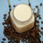 Low Fat Coffee Protein Smoothie Recipe - healthy, low fat, gluten free, grain free, high protein, low carb, sugar free, whey pro