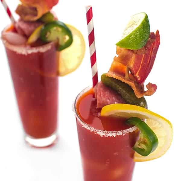 Spicy Bloody Mary With Smoky Bacon