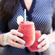 Peach Raspberry Sangria Slushees Recipe