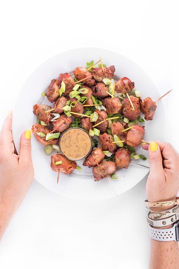 Bacon Wrapped Potato Bites