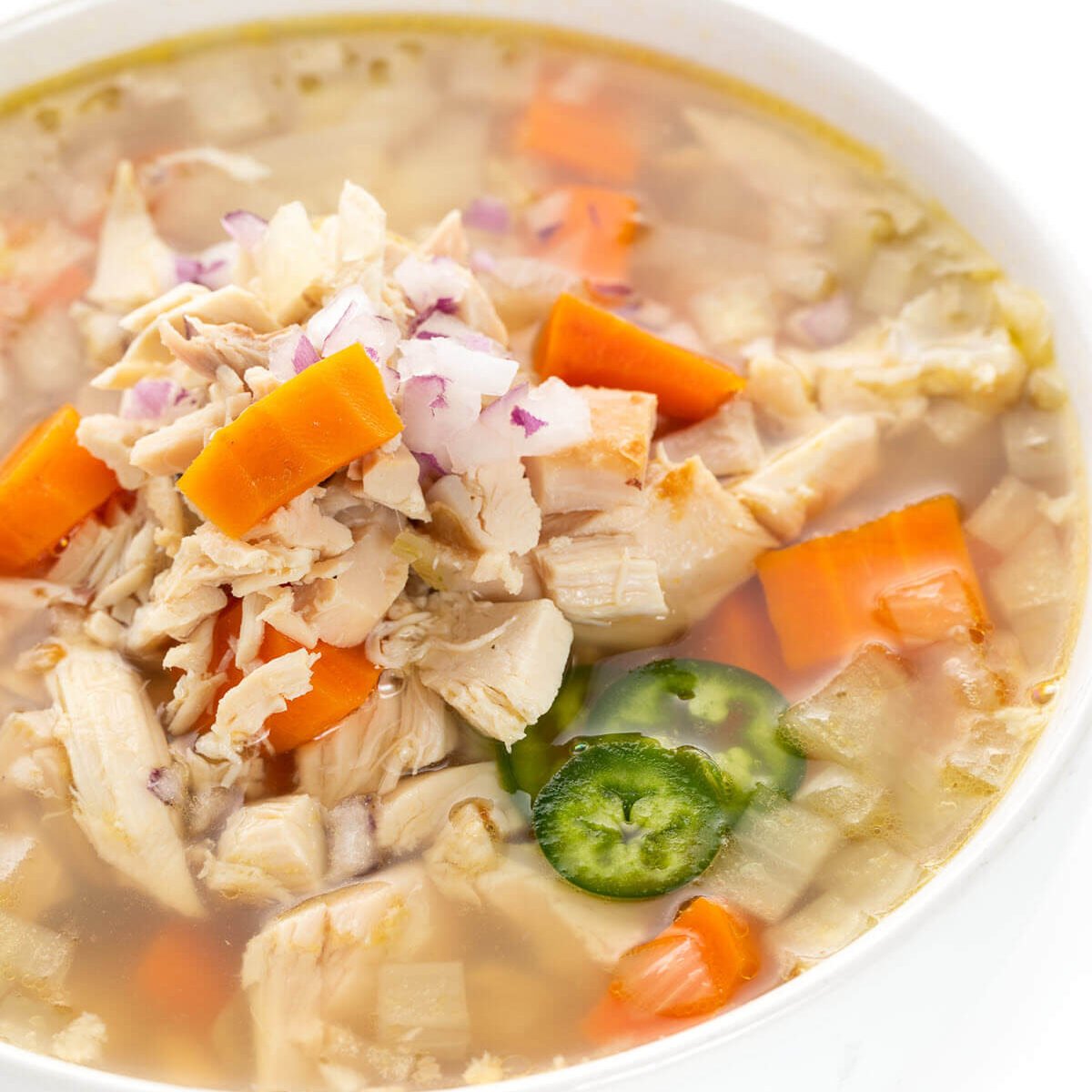 Slow Cooker Caldo de Pollo