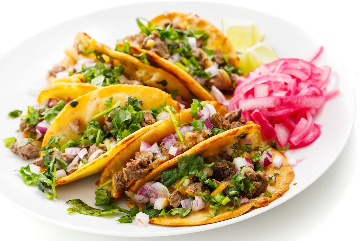 Finished Beef Birria Tacos