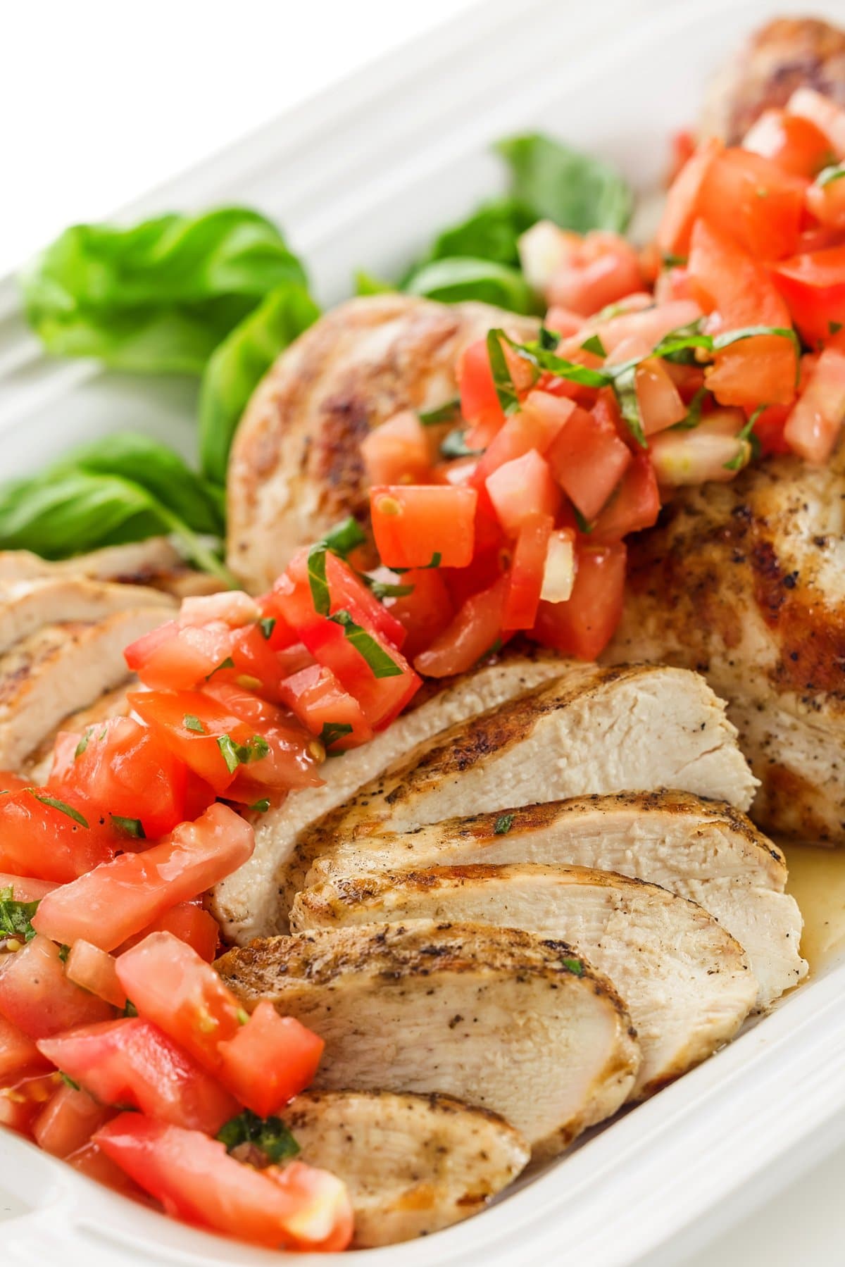 Italian Grilled Chicken with Tomato Basil Salad