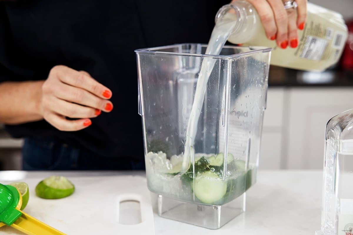 Liz Pouring Lemonade