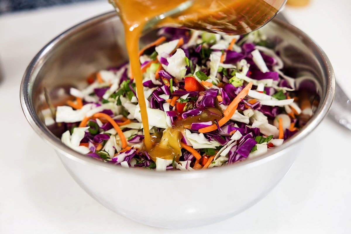 Herbed Slaw with Jalapeno Lime Vinaigrette 