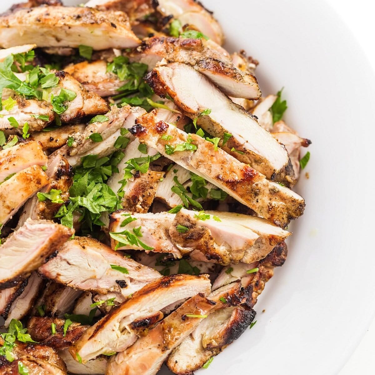 Grilled chicken shawarma