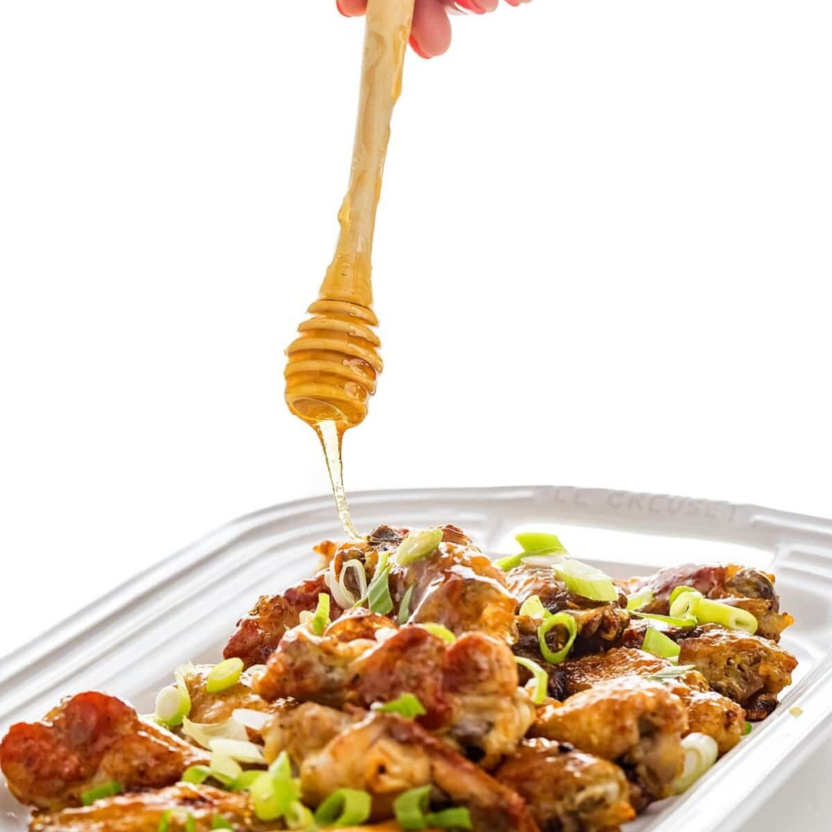 Honey garlic baked chicken wings