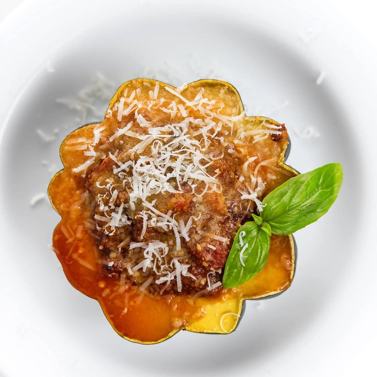 Sausage Stuffed Acorn Squash