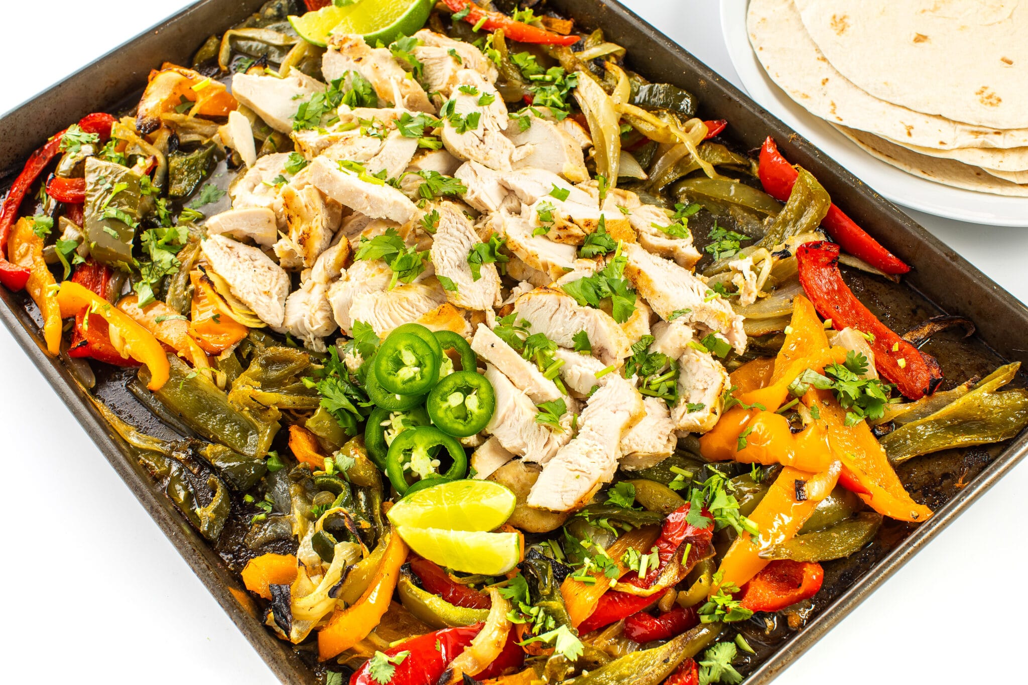 Easy chicken recipes: chicken fajitas.