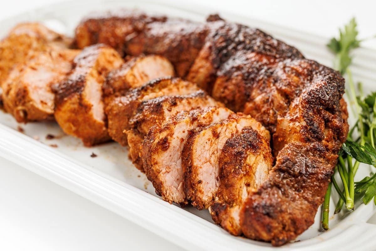 Easy roasted spice-rubbed pork tenderloin