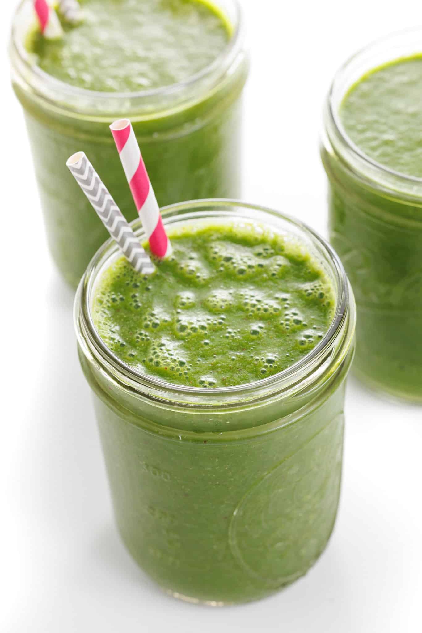 Green detox smoothie.