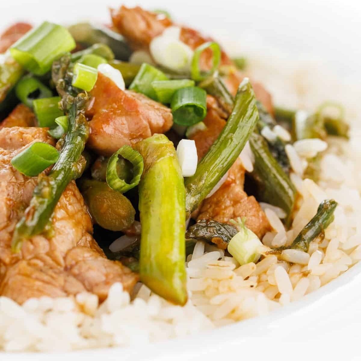 Pork and Asparagus Stir Fry