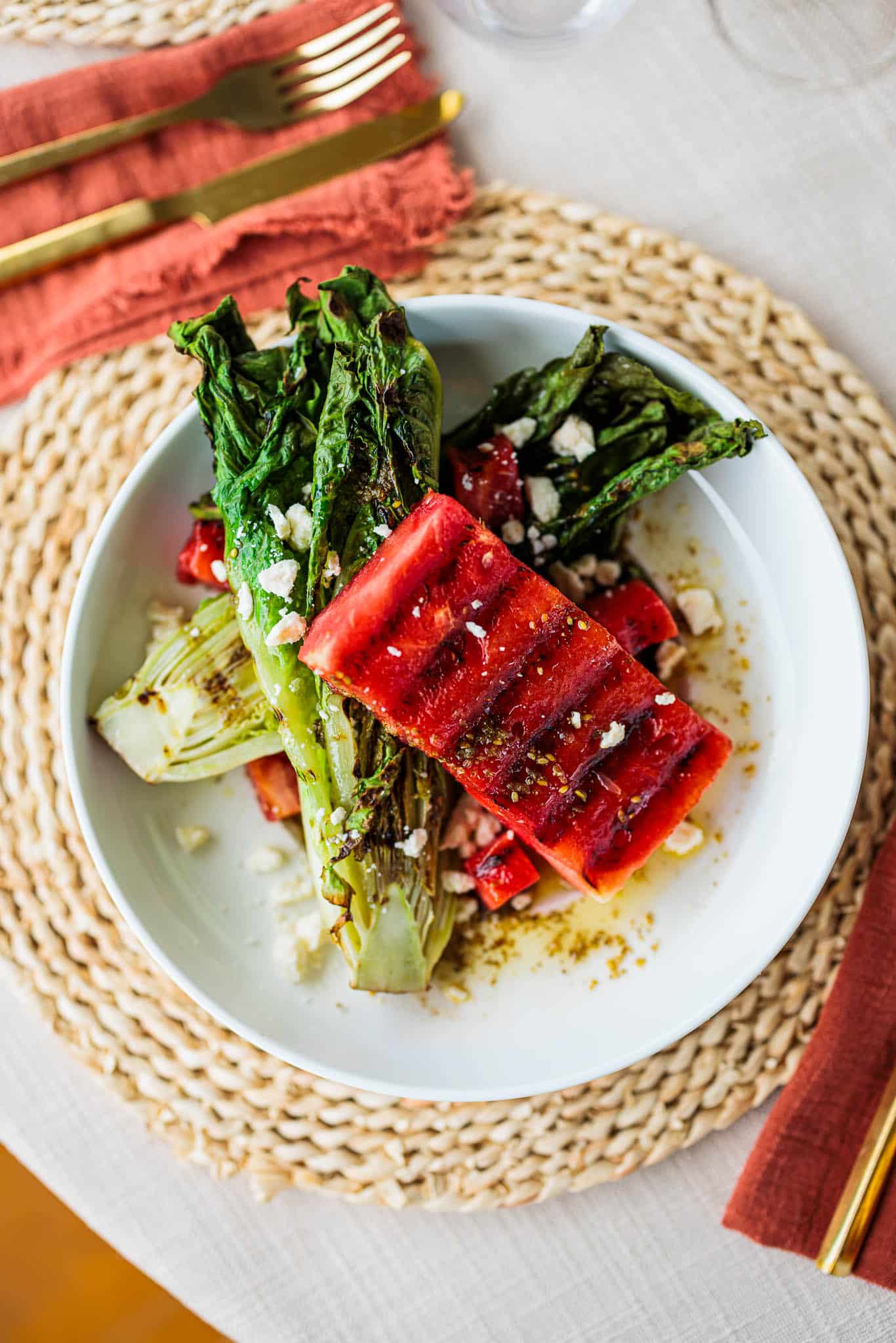Grilled Watermelon and Feta Salad