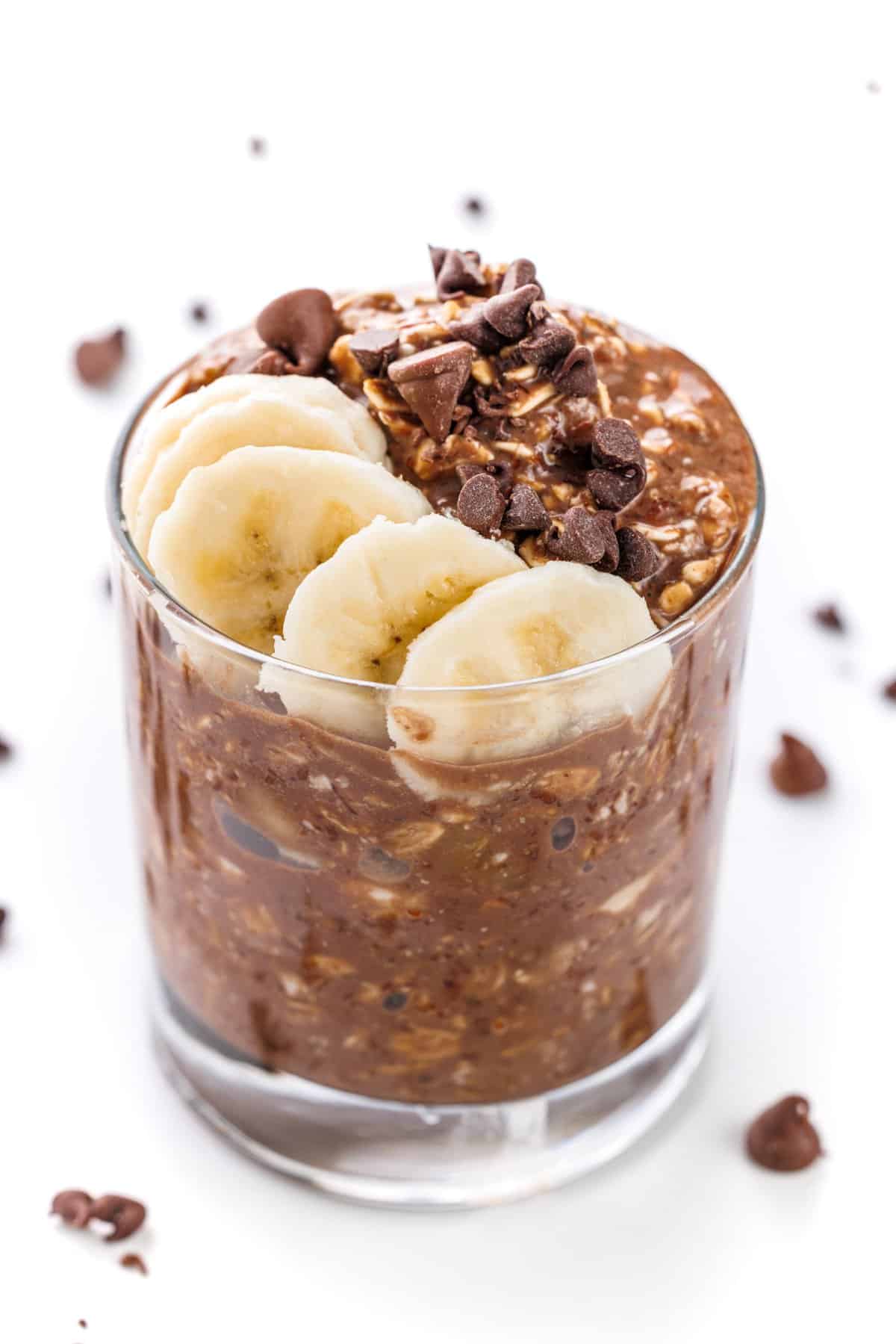 Chocolate Banana Overnight Oats