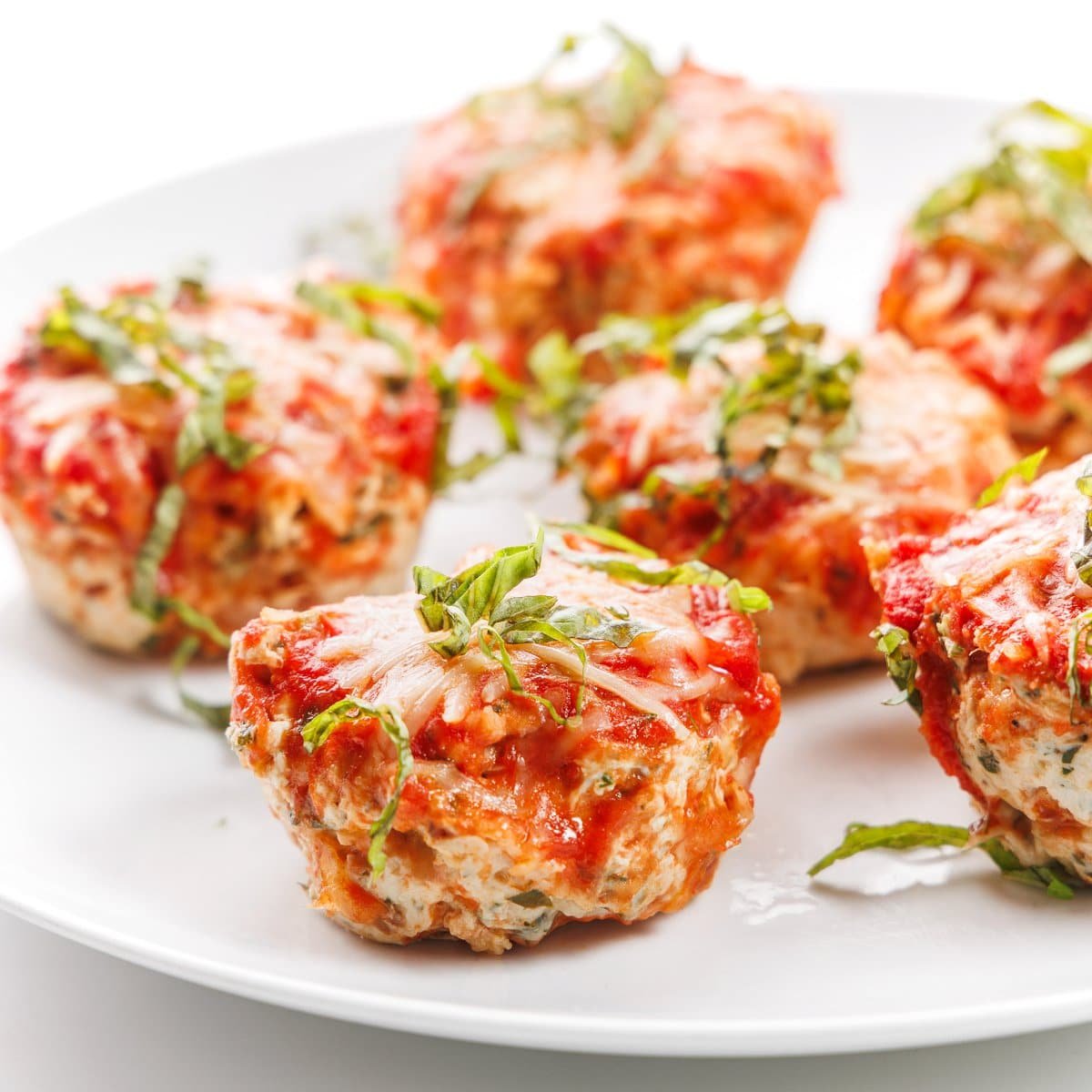 Chicken Parm Meatloaf Muffins