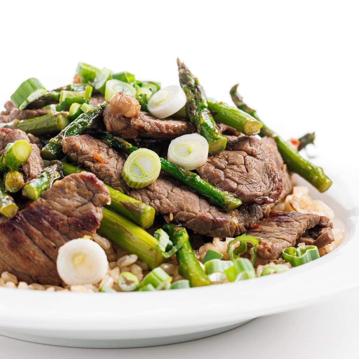 Ginger Beef and Asparagus Stir-Fry